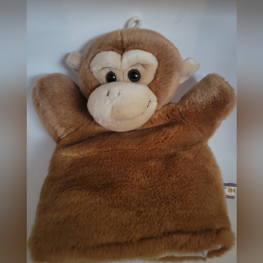 KUSCHELWUSCHEL Germany Monkey Hand Puppet 12 Inches Plush